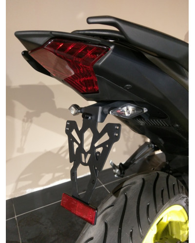 Support Plaque Immatriculation Moto V PARTS Support de plaque V PARTS noir Yamaha MT-03