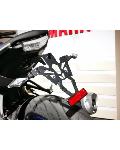 Support Plaque Immatriculation Moto V PARTS Support de plaque V PARTS noir Yamaha MT-125