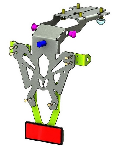 Support Plaque Immatriculation Moto V PARTS Support de plaque V PARTS - Suzuki