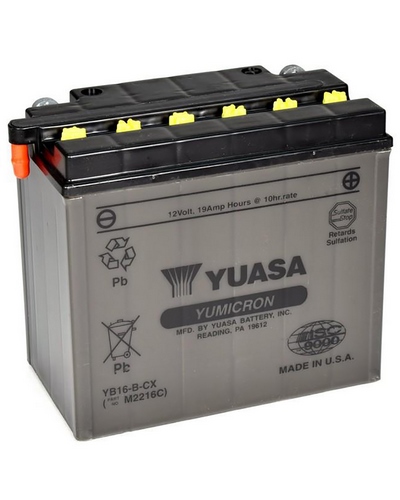 Batterie Moto YUASA Batterie YB16-B-CX