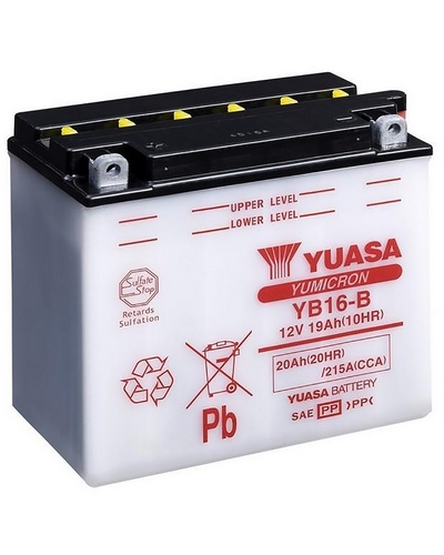 Batterie Moto YUASA Batterie YB16-B