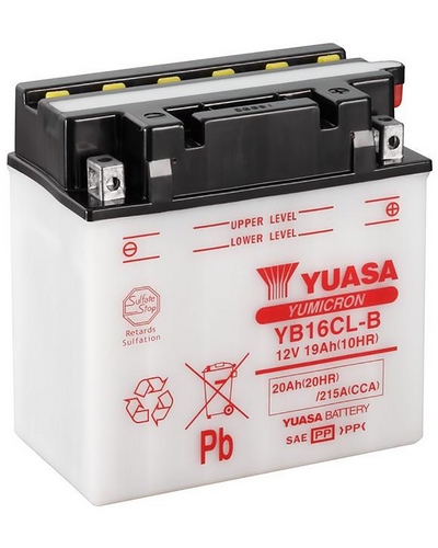 Batterie Moto YUASA Batterie YB16CL-B