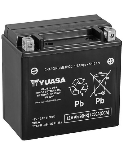 Batterie Moto YUASA Batterie YTX14L-BS