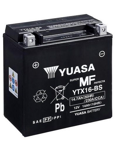 Batterie Moto YUASA Batterie YTX16-BS