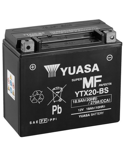 Batterie Moto YUASA Batterie YTX20-BS