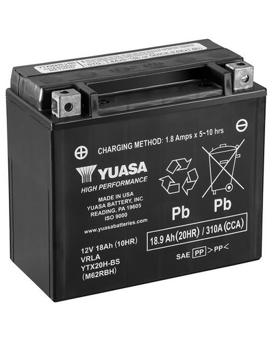 Batterie Moto YUASA Batterie YTX20H-BS